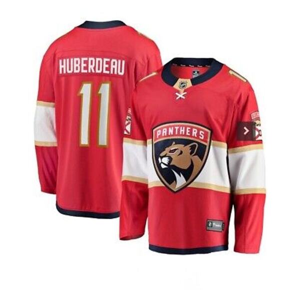 Jonathan Huberdeau Official NHL Florida Panthers Authentic Pro Home Jersey SZ M - Picture 1 of 15